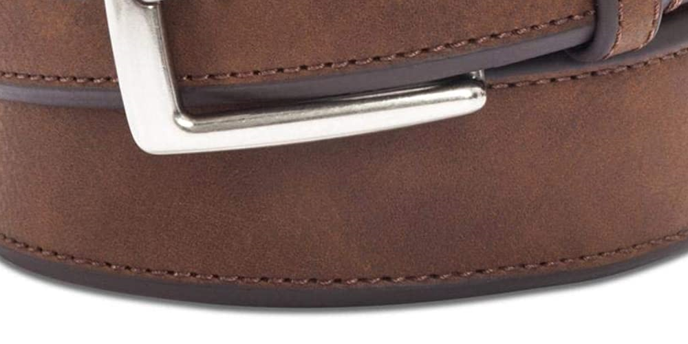 Club Rom Men's Dress  Bevel Edge Casual Accessory Brown Size 32 R