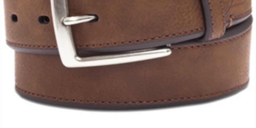 Club Rom Men's Dress  Bevel Edge Casual Accessory Brown Size 32 R