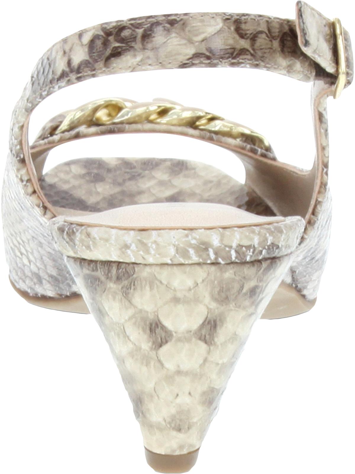 Karen Scott Women's Amberr Textured Peep Toe Slingback Sandals Brown Size 5 M