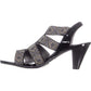 Karen Scott Women's Nicolle Fabric Open Toe Special Occasion Slingback Sandals Black Size 6.5M