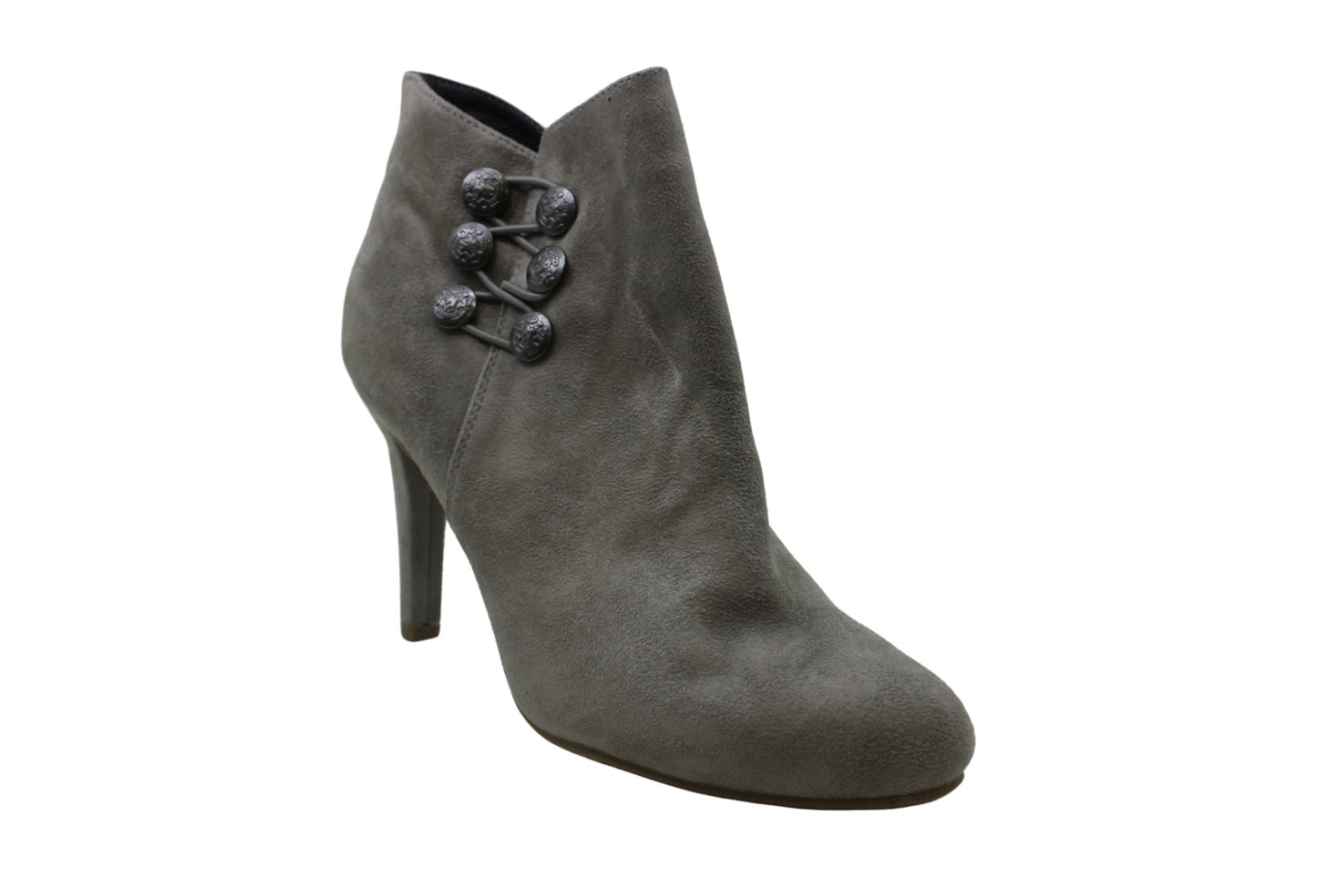 Rialto Women's Cairo Fabric Closed Toe Ankle Fashion Boots Gray  Size 10 M