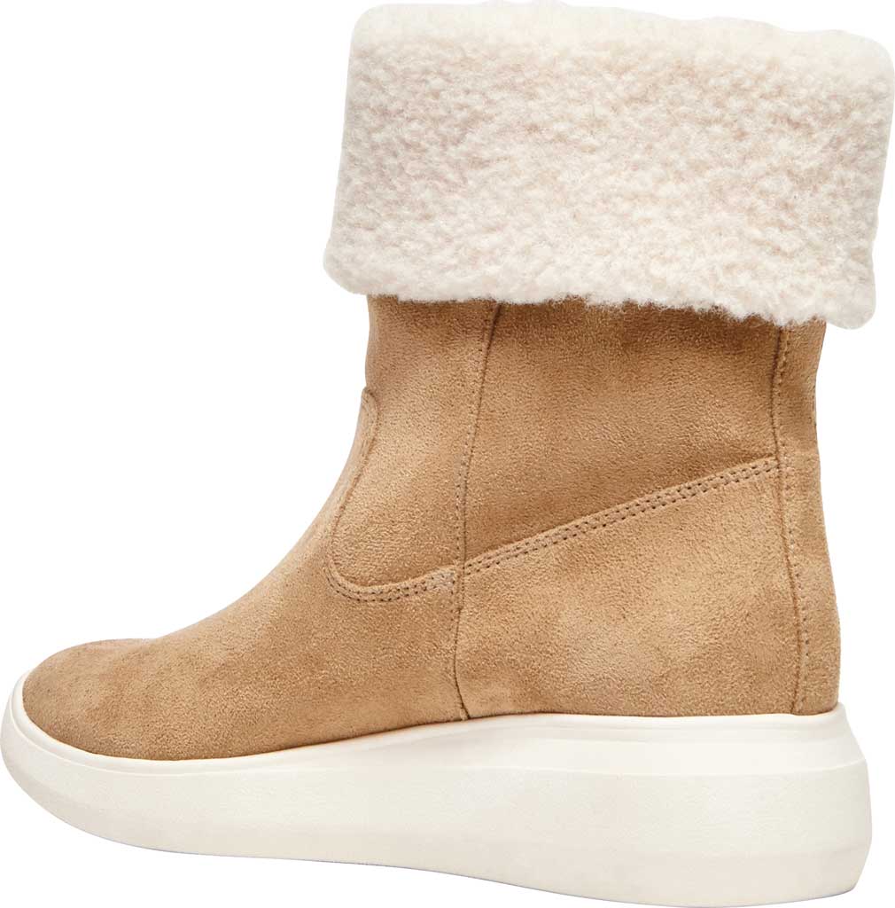 Anne Klein Women's Round Toe Wedge Zip up Rain Boots Brown Size 9.5 M