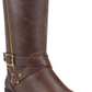 Guess Women's Haydin Faux Leather Riding Boots Brown Size 7.5 MW