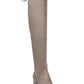 Circus by Sam Edelman Women's Hanover Lace Back Signature Thigh High Boots Gray Size 8.5 M