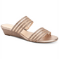 Charter Club Women's Graceyy Fabric Open Toe Casual Platform Sandals Gray Size 8.5 M