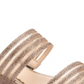Charter Club Women's Graceyy Fabric Open Toe Casual Platform Sandals Gray Size 8.5 M