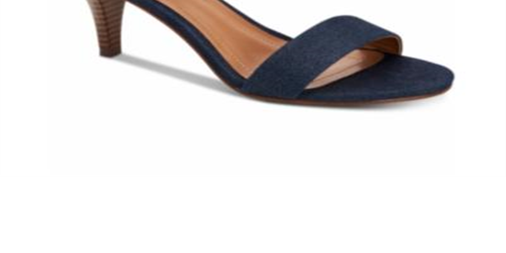 Style & Co Women's Paycee Open Toe Casual Ankle Strap Sandals Blue Size 12 M