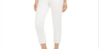 Adrianna Papell Women's One Shoulder Jumpsuit White Size 18