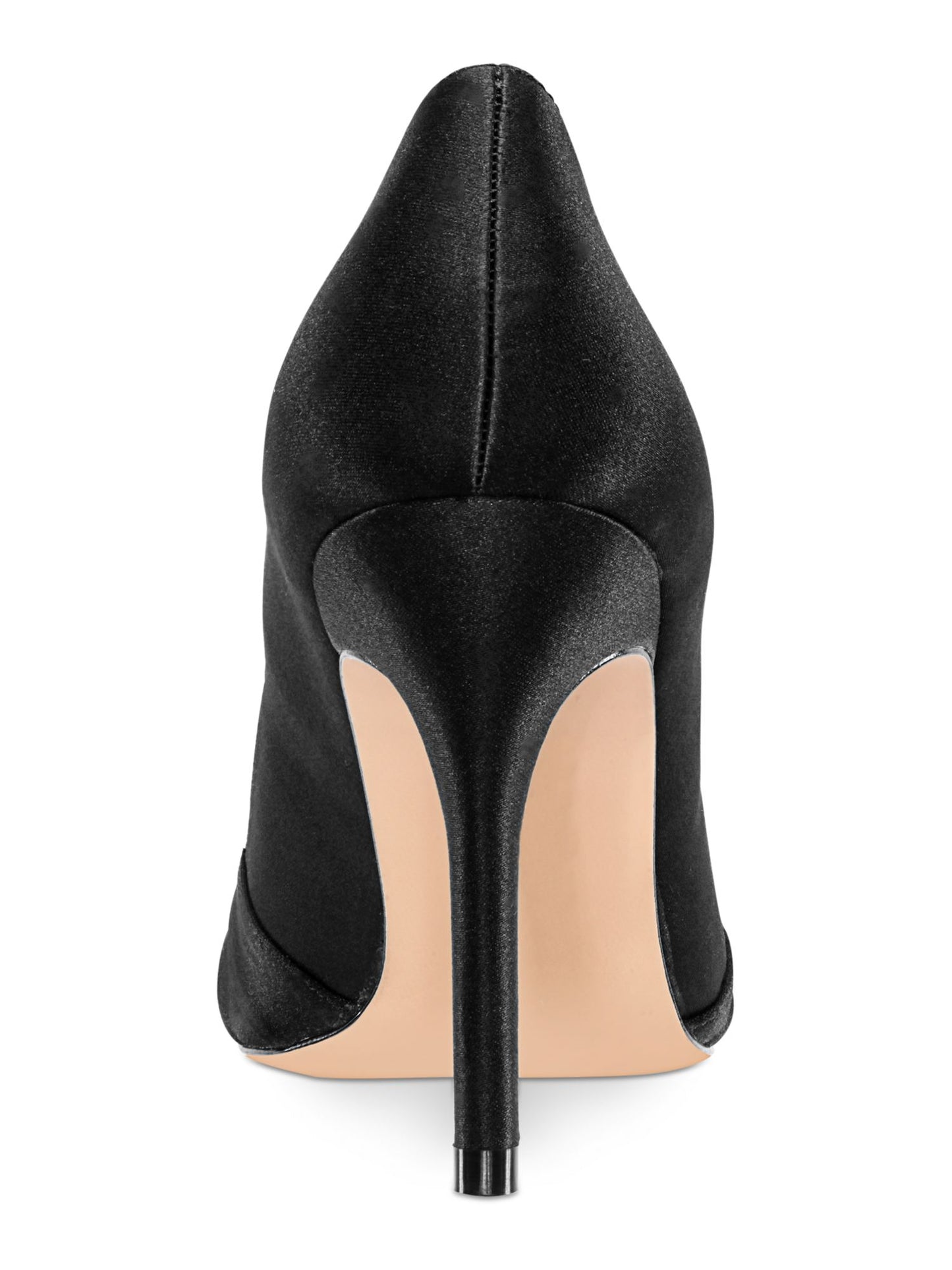 Nina Women's Crisscross Straps Padded Pleated Comfort Rhiyana Round Toe Stiletto Slip on Leather Dress Pumps Black Size 9.5 M