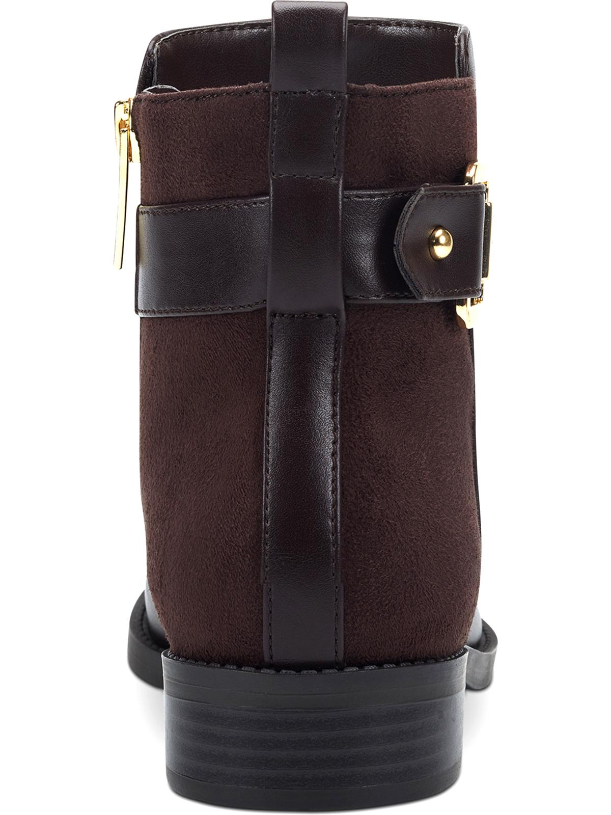 Tommy Hilfiger Women's Inella Closed Toe Ankle Fashion Boots Brown Size 9 M