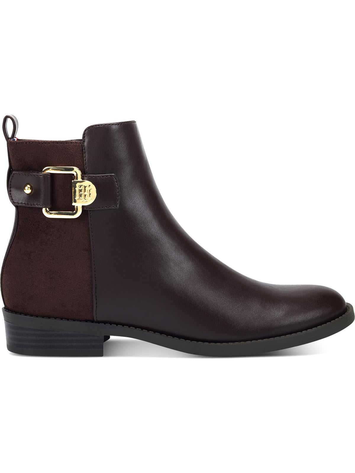 Tommy Hilfiger Women's Inella Closed Toe Ankle Fashion Boots Brown Size 9 M
