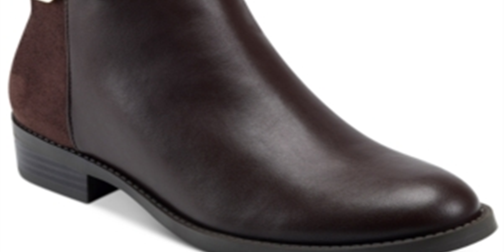 Tommy Hilfiger Women's Inella Closed Toe Ankle Fashion Boots Brown Size 9 M