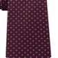 Tommy Hilfiger Men's Pin Dot Silk Tie - Burgundy One Size