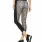 Ideology Women's Animal Print Fitness Athletic Leggings Black Size Medium