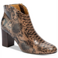 Lucca Lane Women's Apache Snake Alyce Booties Brown Size 5 M
