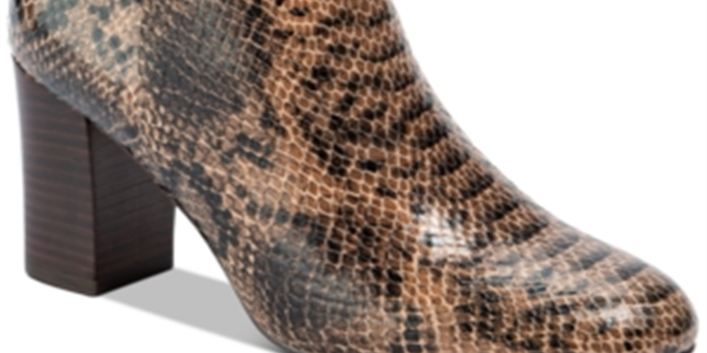 Lucca Lane Women's Apache Snake Alyce Booties Brown Size 5 M