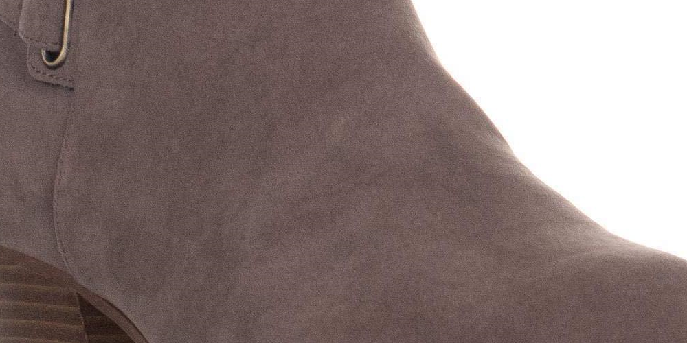 Giani Bernini Women's Dorii Leather Almond Toe Ankle Fashion Boots Gray Size 6.5 M