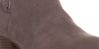 Giani Bernini Women's Dorii Leather Almond Toe Ankle Fashion Boots Gray Size 6.5 M