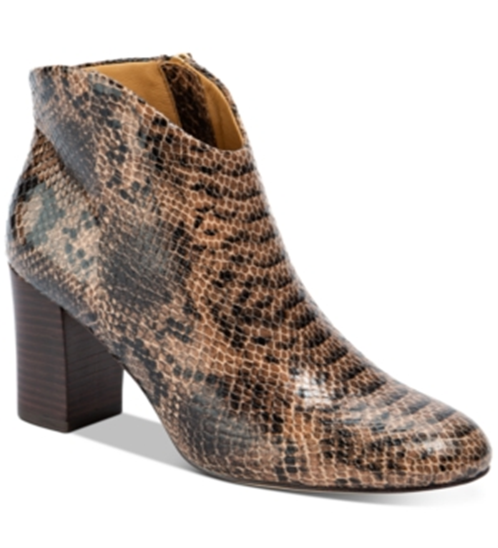 Lucca Lane Women's Apache Snake Alyce Booties Brown Size 6 M