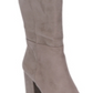 Kenneth Cole Reaction Women's Corie Lace Dress Boots Concrete Size 8.5 M