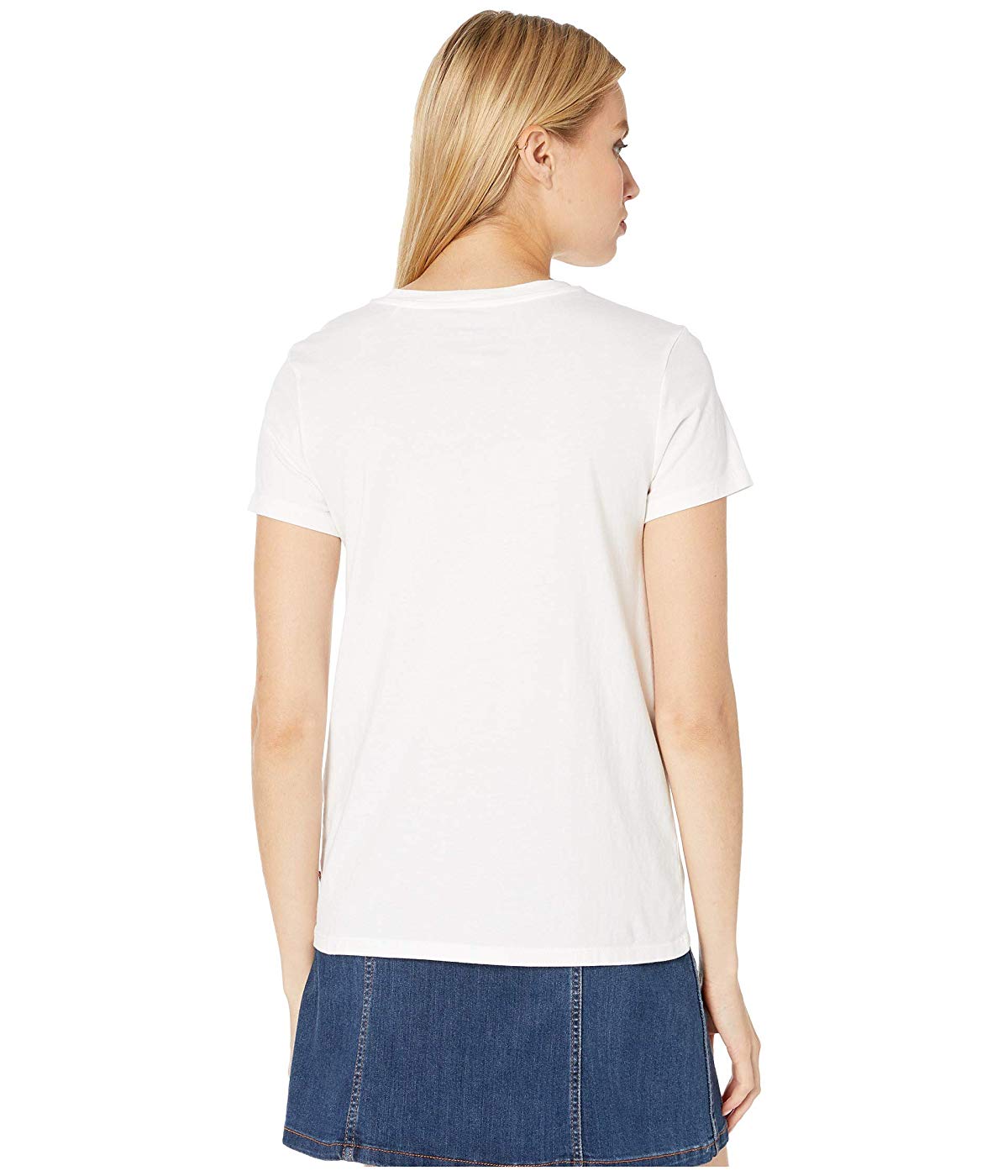 Levi's Women's Cotton Logo Graphic T-Shirt White Size Small