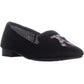 Charter Club Women's Femmiie Fabric Round Toe Loafers Black Size 8
