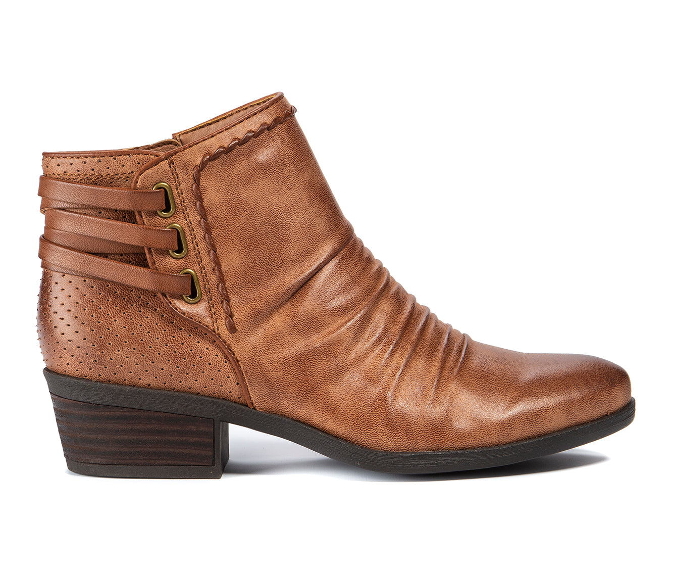 Baretraps Women's Gineva Booties Auburn Brown Size 6M