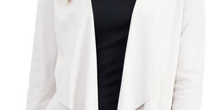 INC Women's Moleskin Cardigan Sweater Ivory Size 2XL