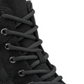 Tommy Hilfiger Women's 1/2 Platform Quilted Zipper Accent Onella Round Toe Block Heel Lace up Booties Black Size 8 M