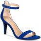 Material Girl Women's Blaire Two Piece Dress Sandals Blue Size 5 M