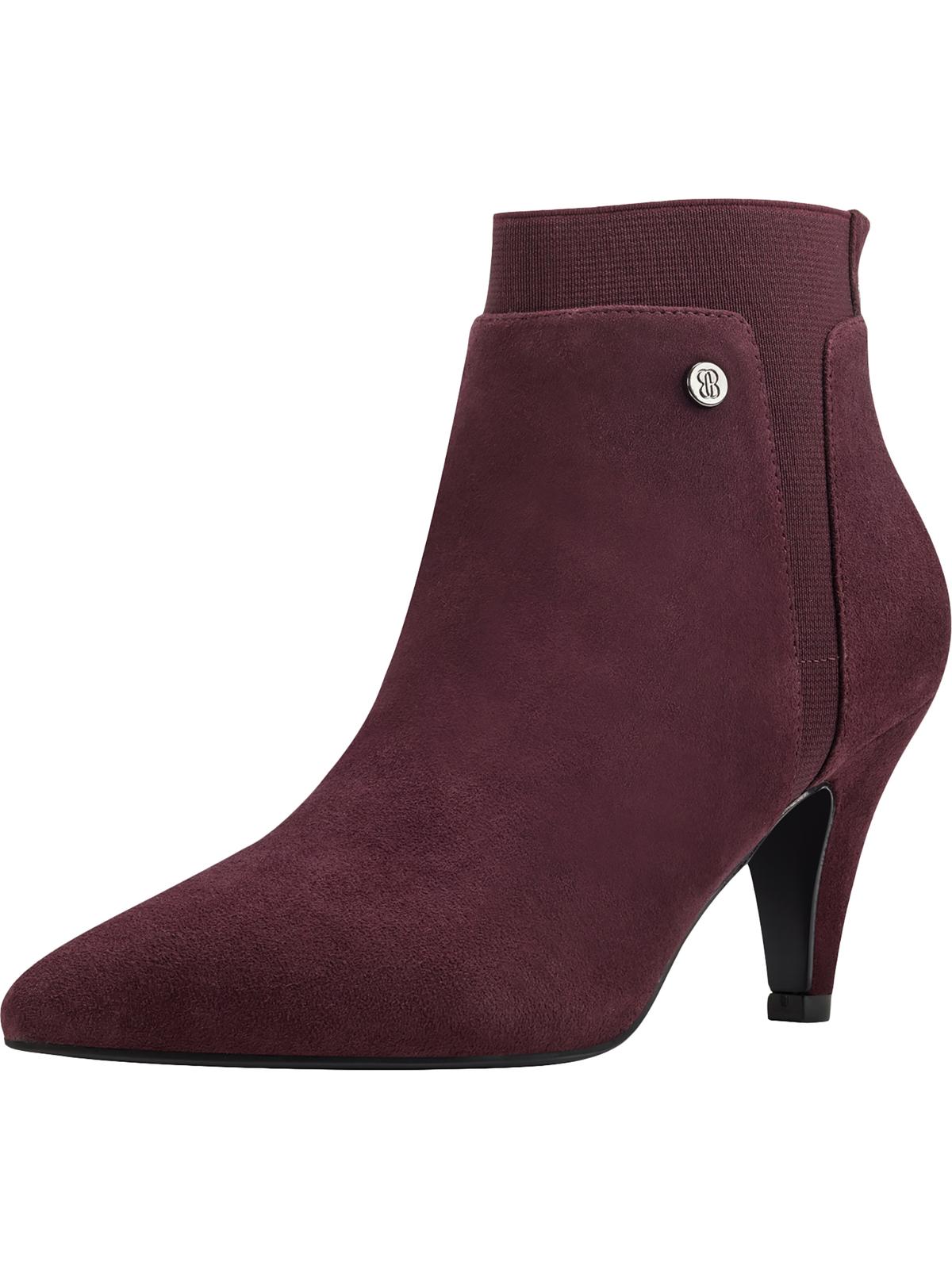 Bandolino Women's Bari Padded Insole Pointed Toe Booties Red Size 9 M