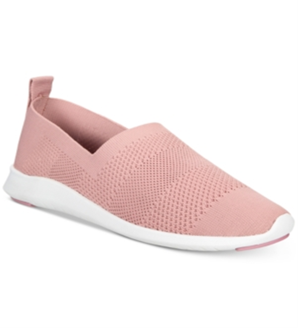 Ideology Women's Masonn Fabric Low Top Slip on Fashion Sneakers Pink Size 8 M