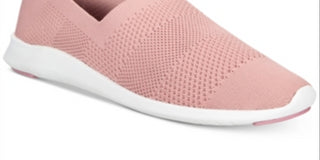 Ideology Women's Masonn Fabric Low Top Slip on Fashion Sneakers Pink Size 8 M