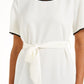 Alfani Women's Tie-Waist Top  White Size Small