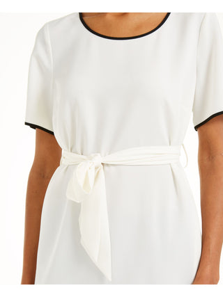 Alfani Women's Tie-Waist Top  White Size Small