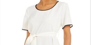 Alfani Women's Tie-Waist Top  White Size Small