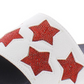 Kenneth Cole Reaction Women's Pool Splash Casual Rhinestone Slide Sandals Red Multi Size 10 M