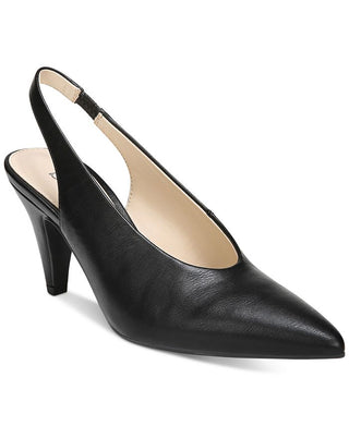 Bar III Women's Tanya Pointed Toe SlingBack Classic Pumps White Size 8M