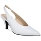 Bar III Women's Tanya Pointed Toe SlingBack Classic Pumps White Size 8M