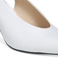 Bar III Women's Tanya Pointed Toe SlingBack Classic Pumps White Size 8M