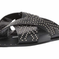 Steven New York  Women's Girlish Studded Sandal Black Size  7M