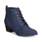 Charter Club Women's Almond Toe Ankle Fashion Boots Blue Size 10 M