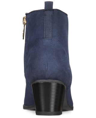 Charter Club Women's Almond Toe Ankle Fashion Boots Blue Size 10 M