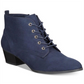 Charter Club Women's Almond Toe Ankle Fashion Boots Blue Size 10 M