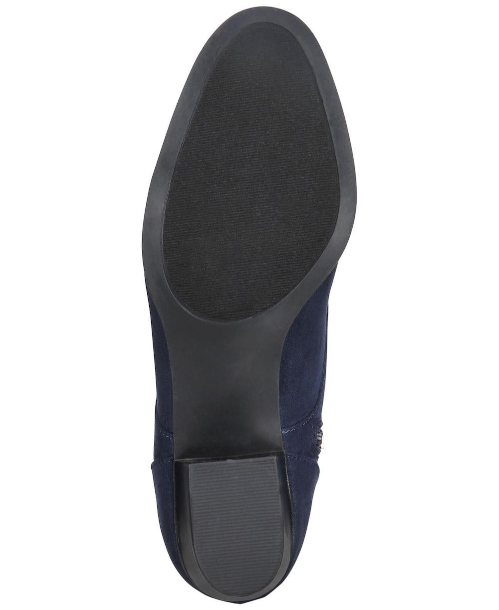 Charter Club Women's Almond Toe Ankle Fashion Boots Blue Size 10 M