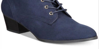 Charter Club Women's Almond Toe Ankle Fashion Boots Blue Size 10 M