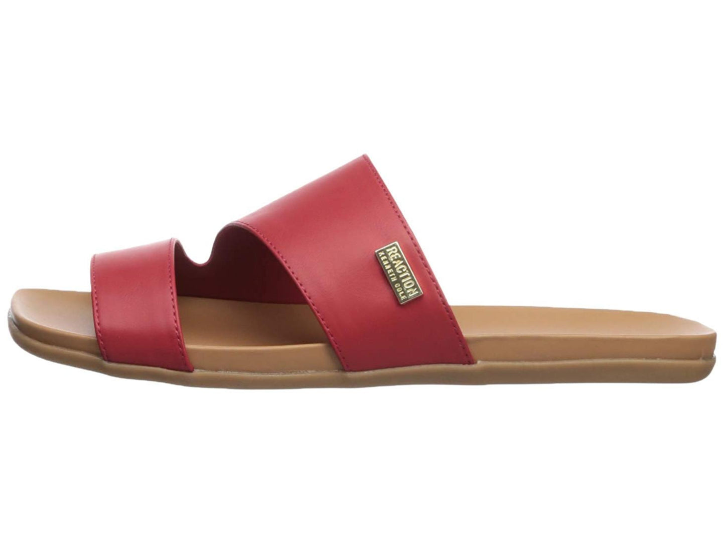 Kenneth Cole Women's Slim Square Cut Out Sandal Red Size 9 M