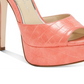 Jessica Simpson Women's Beeya Two-Piece Platform Sandals Women's Shoes Pink Size 8.5 M