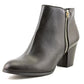 Style & Co Women's Jamila Leather Almond Toe Ankle Fashion Boots Black Size 6.5 M
