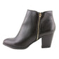 Style & Co Women's Jamila Leather Almond Toe Ankle Fashion Boots Black Size 6.5 M